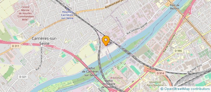 localisation de l'entreprise SCI LES AMANDIERS à CARRIERES-SUR-SEINE