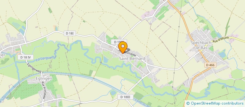 localisation de l'entreprise SCI LES AMANDIERS  SAINT-BERNARD