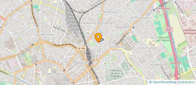 localisation de l'entreprise SCI LES AMANDIERS DE SANT MARTI à TOULOUSE