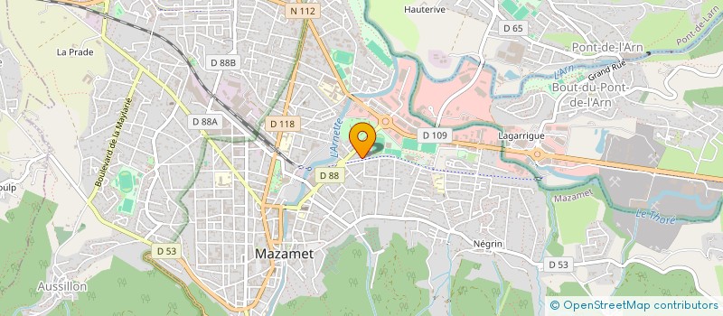 localisation de l'entreprise SCI LES AMANDINES à MAZAMET