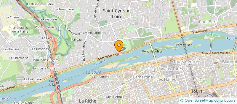 localisation de l'entreprise SCI LES AMARDIERES à SAINT-CYR-SUR-LOIRE