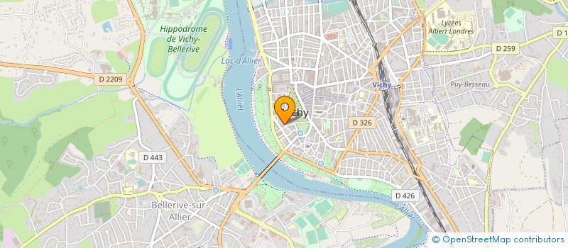 localisation de l'entreprise SCI LES AMBASSADEURS à VICHY
