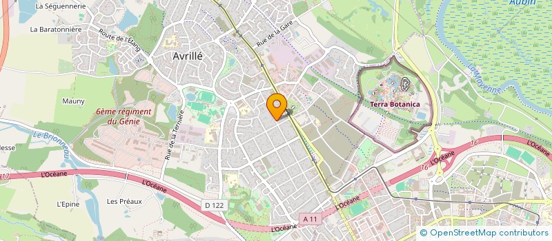 localisation de l'entreprise SCI LES AMENDIERS à AVRILLE