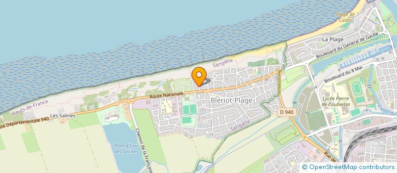 localisation de l'entreprise SCI LES AMETHYSTES  SANGATTE