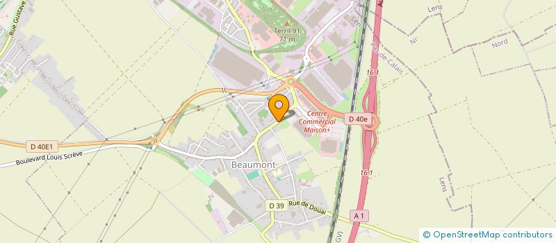 localisation de l'entreprise SCI LES AMETHYSTES à HENIN-BEAUMONT