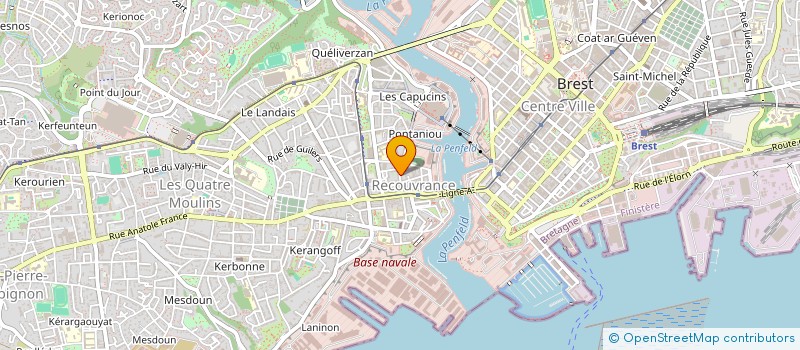 localisation de l'entreprise SCI LES AMIETS  BREST