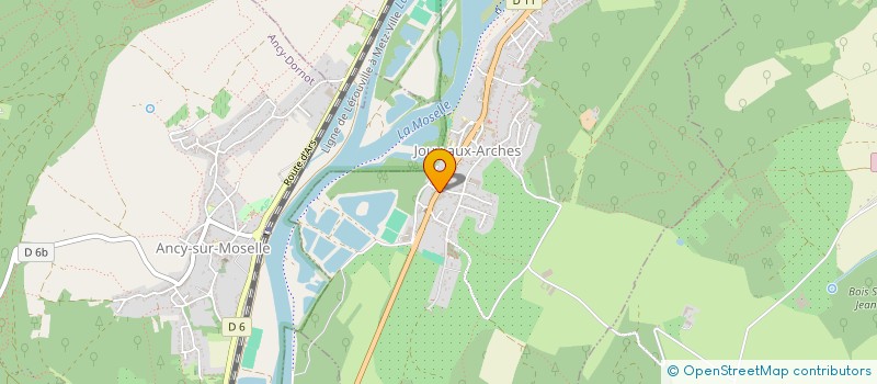 localisation de l'entreprise SCI LES AMIS  JOUY-AUX-ARCHES