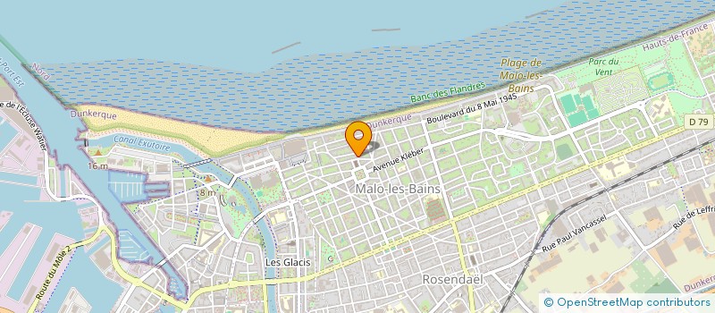 localisation de l'entreprise SCI LES AMIS à DUNKERQUE