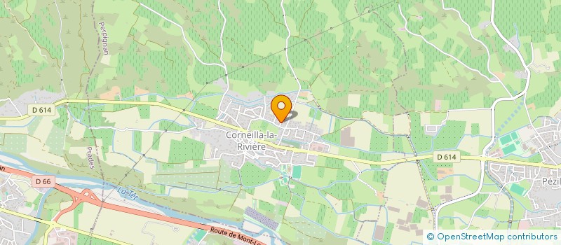 localisation de l'entreprise SCI LES AMIS  CORNEILLA-LA-RIVIERE