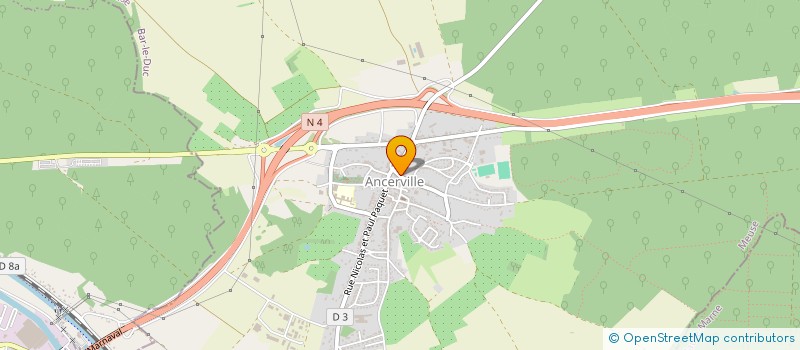localisation de l'entreprise SCI LES AMIS à ANCERVILLE