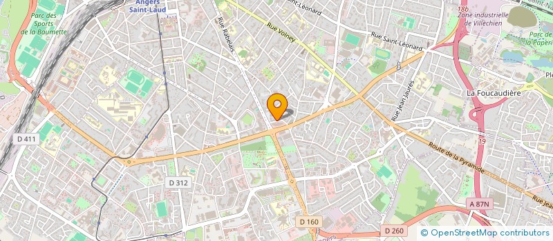 localisation de l'entreprise SCI LES AMIS DE CEZANNE à ANGERS