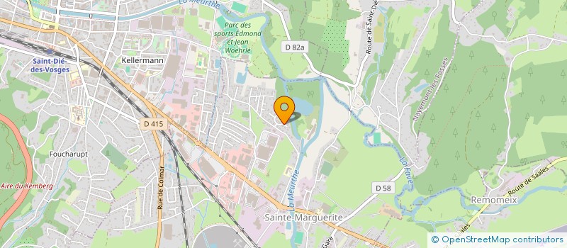 localisation de l'entreprise SCI LES AMIS DE LA BALLASTIERE  SAINTE-MARGUERITE