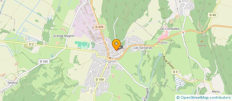 localisation de l'entreprise SCI LES AMIS DE N D DE L ANNON  CRESSIA