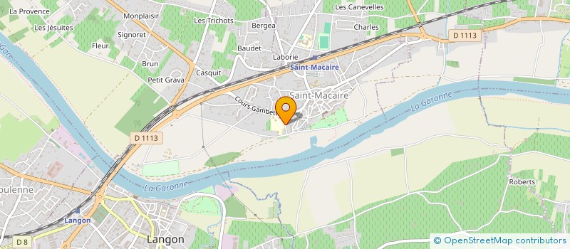 localisation de l'entreprise SCI LES AMIS DE SAINT MACAIRE  SAINT-MACAIRE