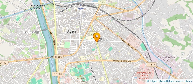 localisation de l'entreprise SCI LES AMIS DE STAND'UP  AGEN