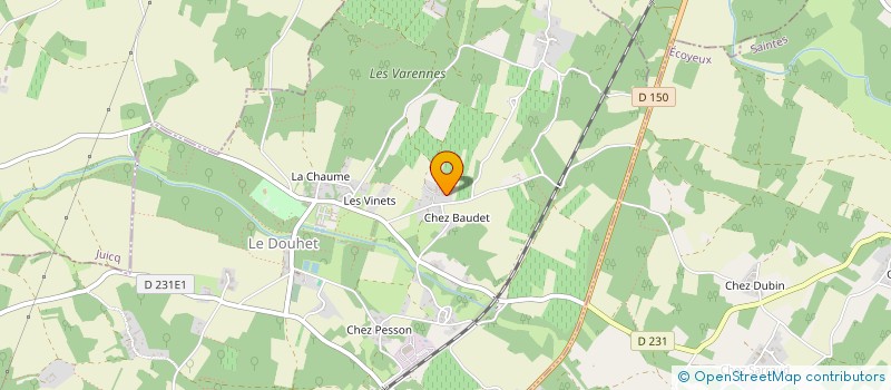 localisation de l'entreprise SCI LES AMIS DES GATILLONS  LE DOUHET