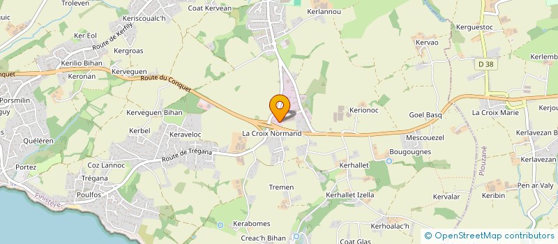 localisation de l'entreprise SCI LES AMIS DU CONQUET  LOCMARIA-PLOUZANE