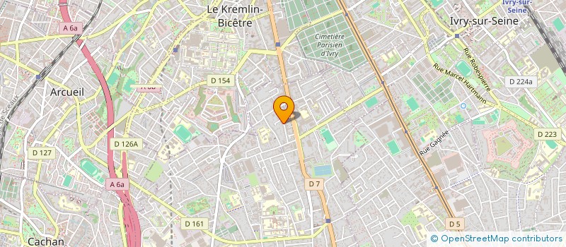 localisation de l'entreprise SCI LES AMIS DU MOULIN à VILLEJUIF
