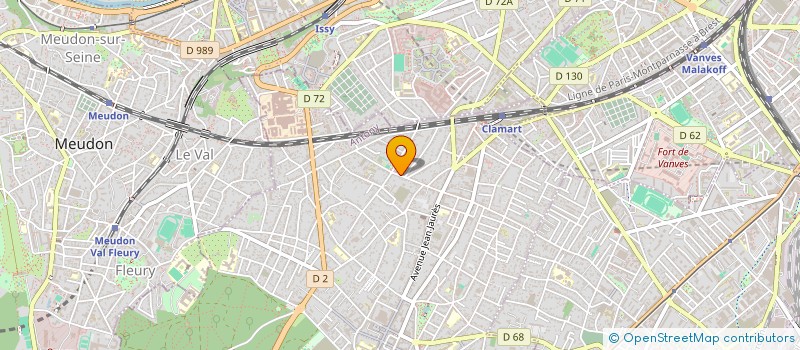 localisation de l'entreprise SCI LES AMIS ROGES  CLAMART