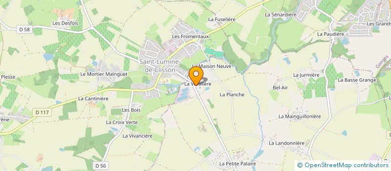 localisation de l'entreprise SCI LES AMPHORES  SAINT-HILAIRE-DE-CLISSON