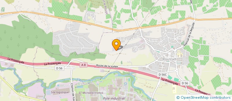 localisation de l'entreprise SCI LES AMPHORES  ROUSSET