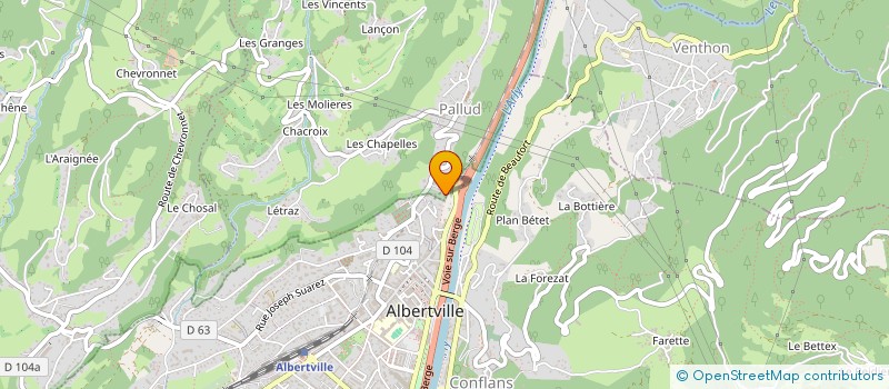 localisation de l'entreprise SCI LES ANCHEROUTES  PALLUD