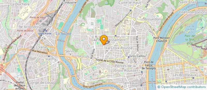 localisation de l'entreprise SCI LES ANCOLIES  LYON