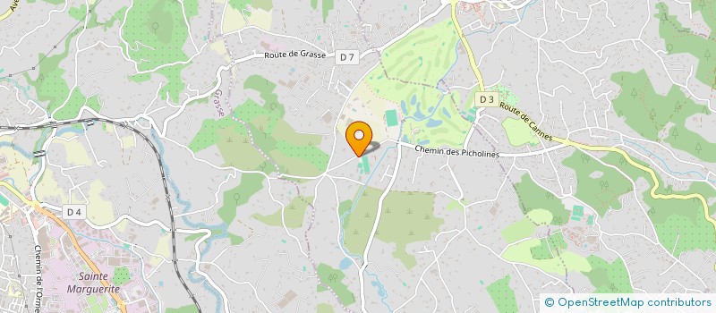 localisation de l'entreprise SCI LES ANDALOUSES à CHATEAUNEUF-GRASSE