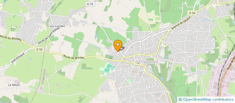 localisation de l'entreprise SCI LES ANDRES SANCHEZ  CHAPONOST