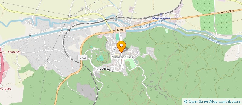 localisation de l'entreprise SCI LES ANDROTS  MEYRARGUES