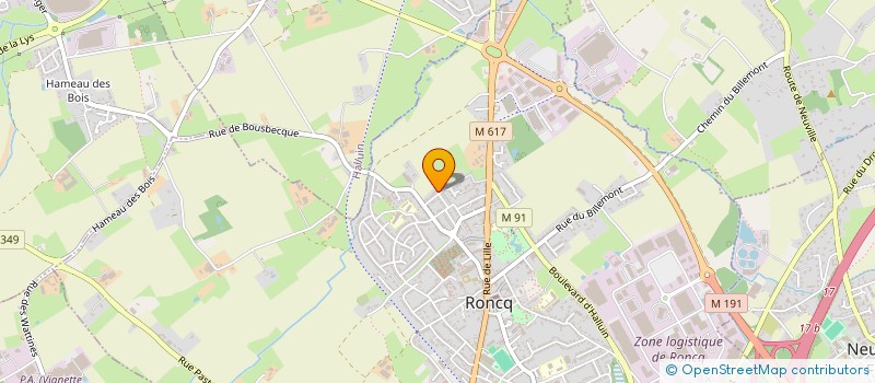 localisation de l'entreprise SCI LES ANEMONES à RONCQ