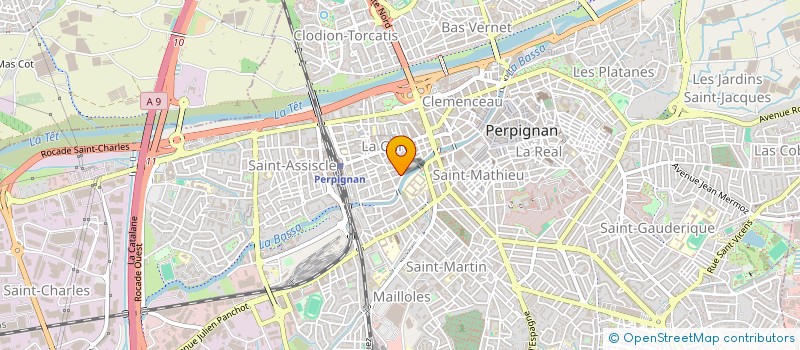 localisation de l'entreprise SCI LES ANEMONES à PERPIGNAN