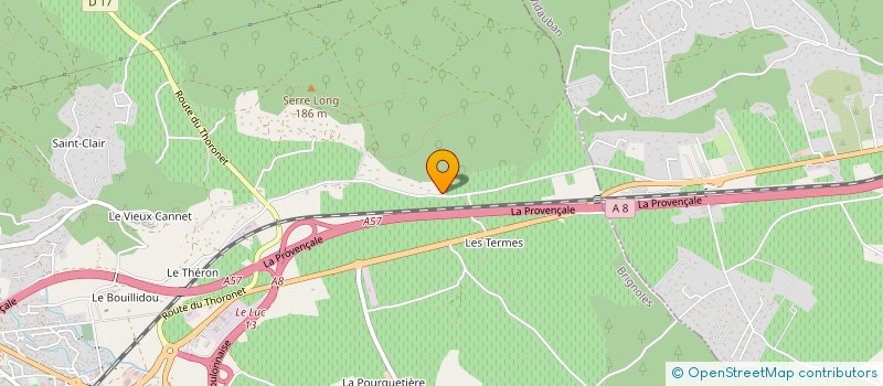 localisation de l'entreprise SCI LES ANGELIQUES  LE CANNET-DES-MAURES