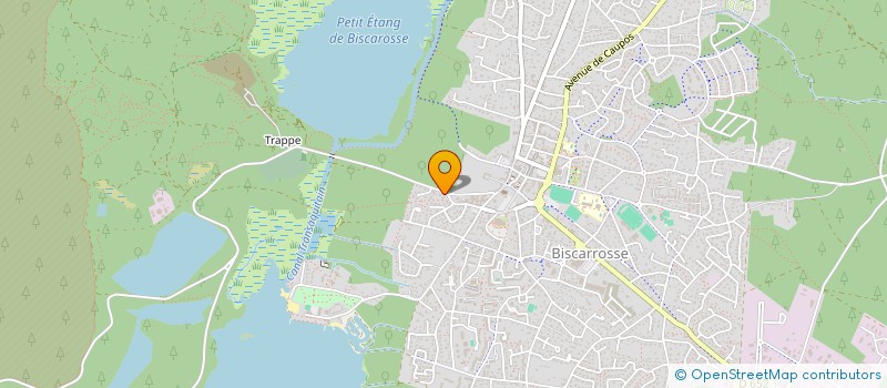 localisation de l'entreprise SCI LES ANGES  BISCARROSSE