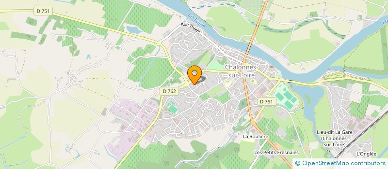 localisation de l'entreprise SCI LES ANGES  CHALONNES-SUR-LOIRE