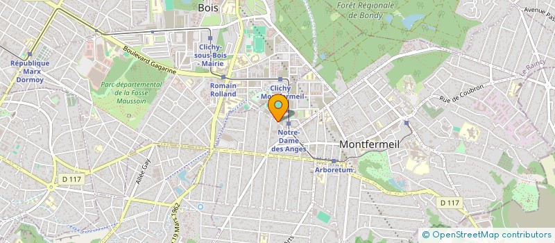 localisation de l'entreprise SCI LES ANGES à MONTFERMEIL