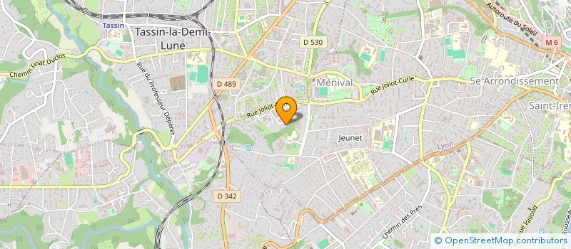 localisation de l'entreprise SCI LES ANGES  LYON