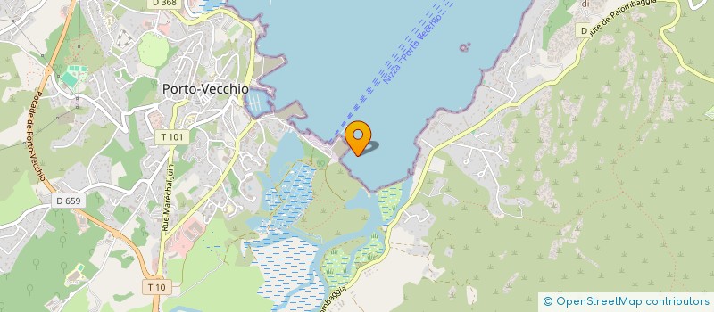 localisation de l'entreprise SCI LES ANGES à PORTO-VECCHIO