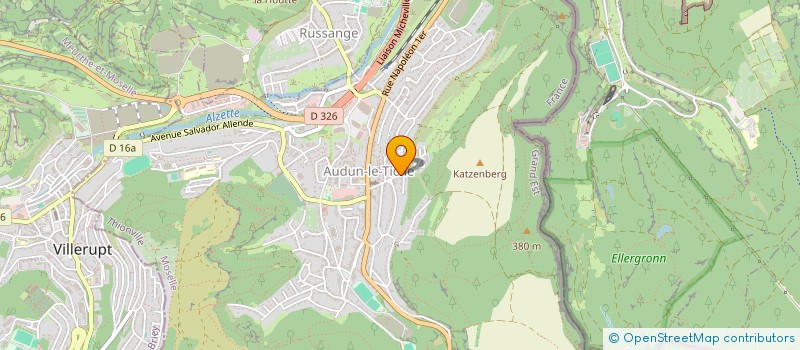 localisation de l'entreprise SCI LES ANGES  AUDUN-LE-TICHE