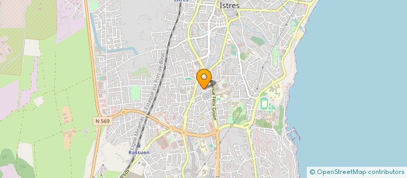 localisation de l'entreprise SCI LES ANGES  ISTRES