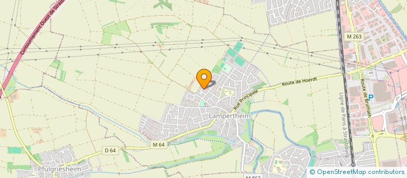 localisation de l'entreprise SCI LES ANGES  MUNDOLSHEIM