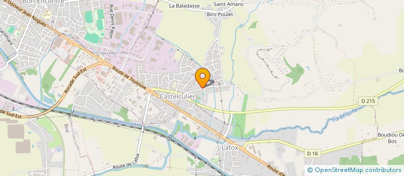 localisation de l'entreprise SCI LES ANGES DE BIGORRE  CASTELCULIER