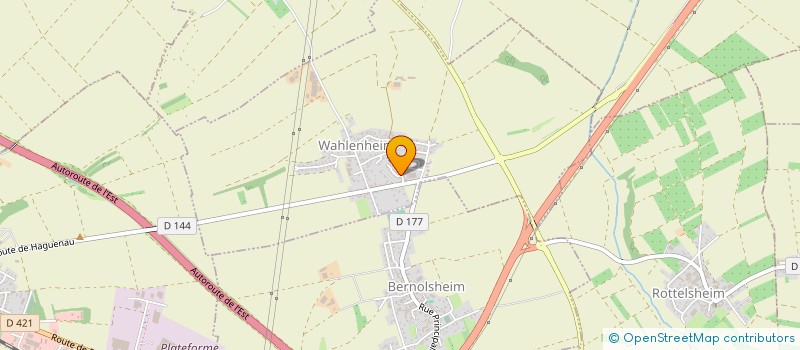 localisation de l'entreprise SCI LES ANGES DECUS  WAHLENHEIM