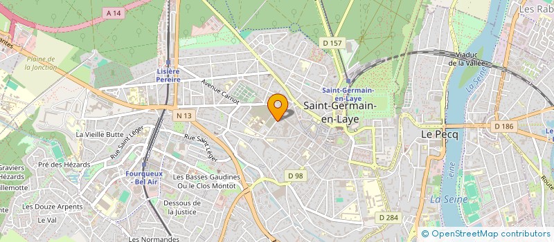 localisation de l'entreprise SCI LES ANGES DU 29 NORD  SAINT-GERMAIN-EN-LAYE