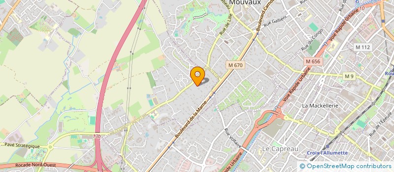 localisation de l'entreprise SCI LES ANNEAUX à MARCQ-EN-BARŒUL