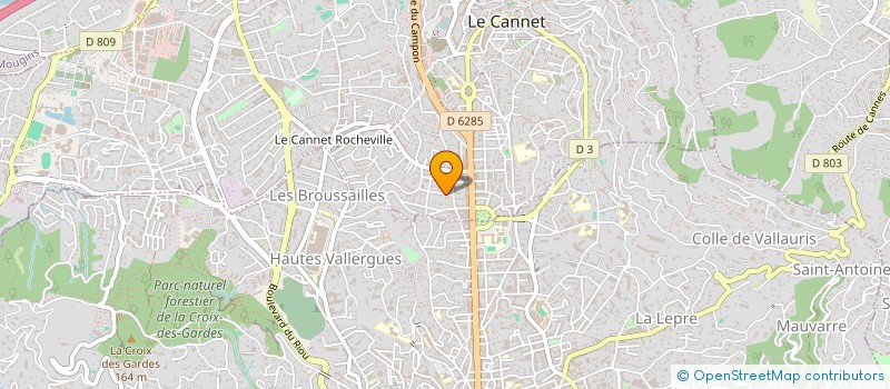 localisation de l'entreprise SCI LES ANNEAUX à LE CANNET