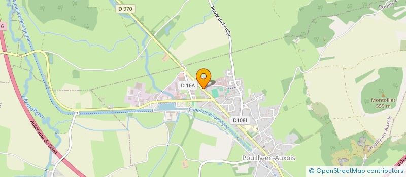 localisation de l'entreprise SCI LES ANNEREAUX  POUILLY-EN-AUXOIS