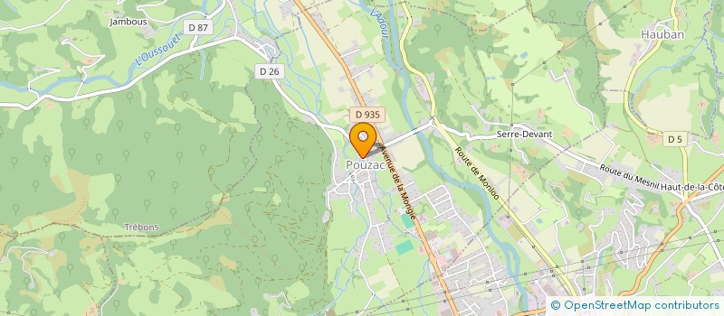 localisation de l'entreprise SCI LES ANOUS  BAGNERES-DE-BIGORRE