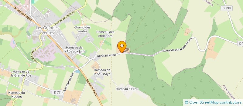 localisation de l'entreprise SCI LES ANTIPODES  LES GRANDES-VENTES