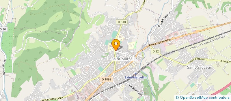 localisation de l'entreprise SCI LES ANTONINS  SAINT-MARCELLIN